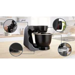 Кухонный комбайн 1000 ватт (+овощерезка) черный - миниатюра 3