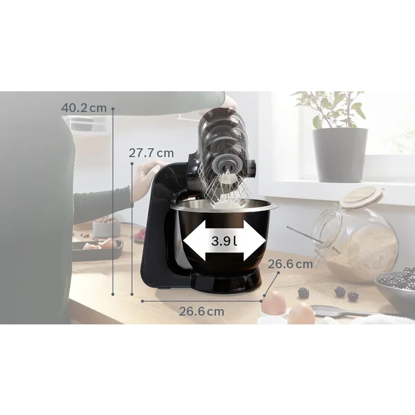 Кухонный комбайн 1000 ватт (+овощерезка) черный - изображение 4