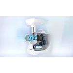 Мясорубка 2200 ватт (+овощерезка 4 вида, соковыжималка для томатов, насадки для колбас) - миниатюра 6