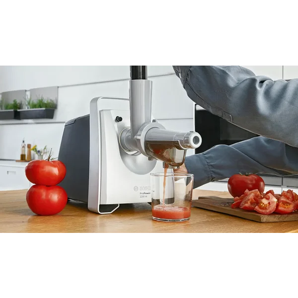 Мясорубка 2200 ватт (+овощерезка 4 вида, соковыжималка для томатов, насадки для колбас) - изображение 5