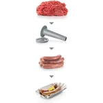 Мясорубка 2200 ватт (нарезка кубиками, овощерезка, насадки для колбас) - миниатюра 14