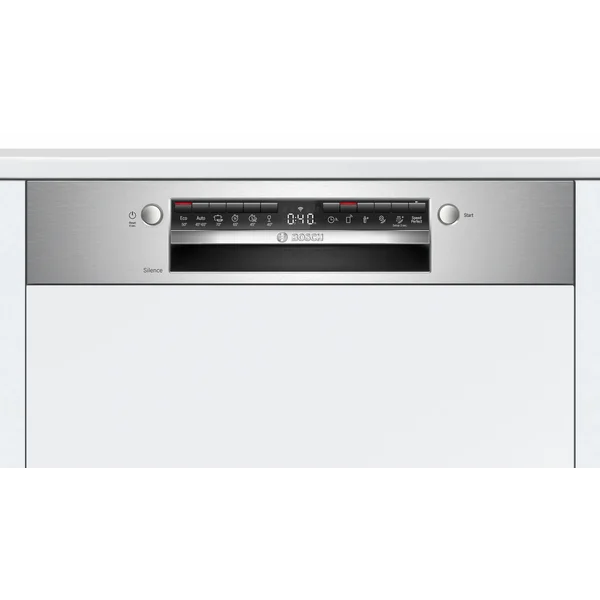 Serie|4 Частично встраиваемая посудомоечная машина 60 см нерж сталь