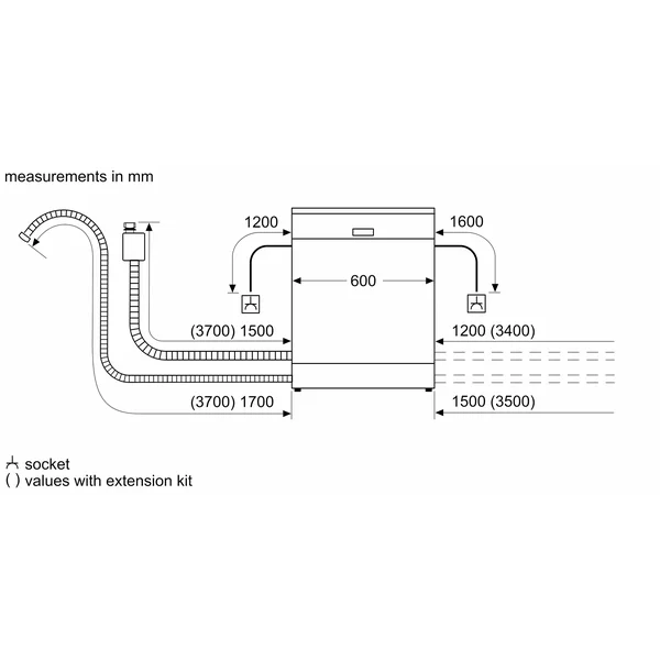 Serie|4 Отдельностоящая посудомоечная машина 60 см белая - изображение 7