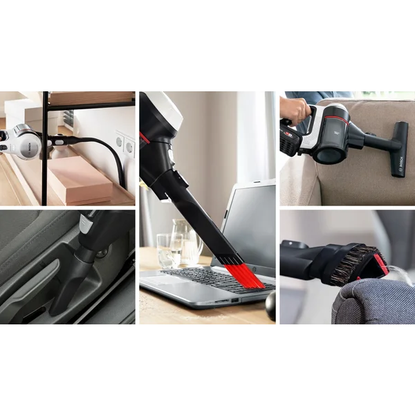 Unlimited 7 Аккумуляторный пылесос Белый 3,0v с гнущейся ручкой с одним аккумулятором - изображение 11