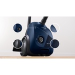 Serie|2 Пылесос с мешком компрессорный двигатель 600 ватт синий - миниатюра 18