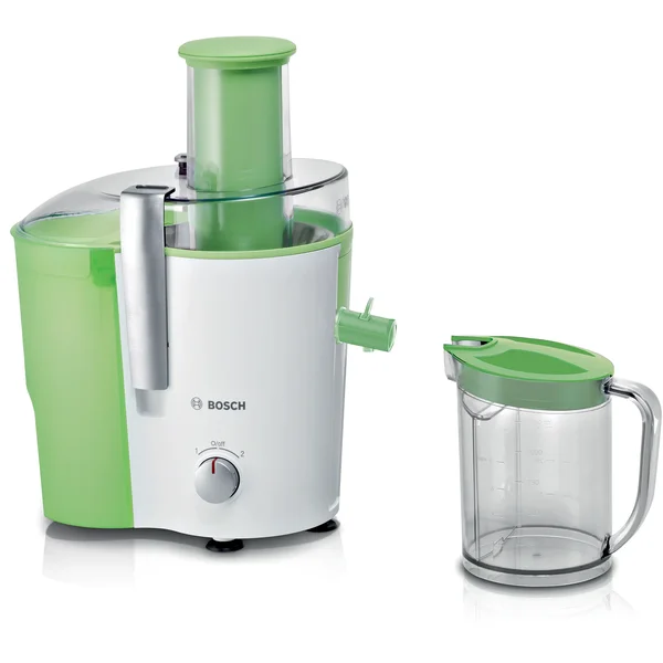 Соковыжималка центробежная 700 ватт белая/зеленая