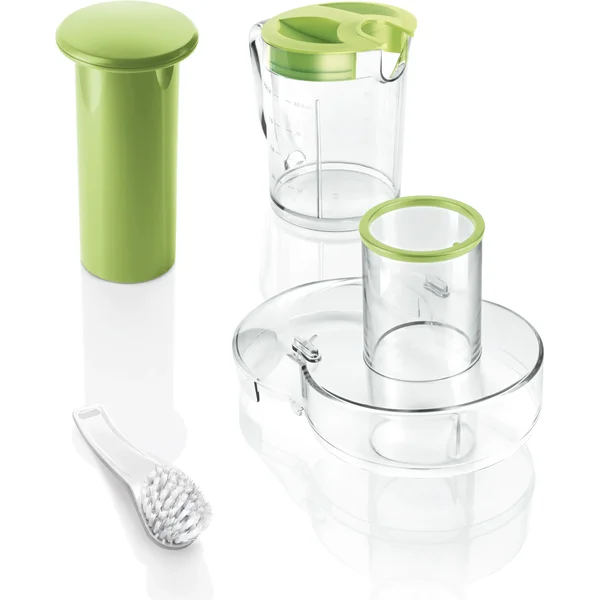 Соковыжималка центробежная 700 ватт белая/зеленая - изображение 5