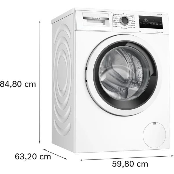 Serie|4 Стиральная машина 8 кг 1200 об/мин белая - изображение 7