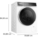 Serie|8 Стиральная машина 9 кг 1400 об/мин белая - миниатюра 8