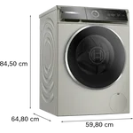 Serie|8 Стиральная машина 10 кг 1600 об/мин серебристая - миниатюра 9