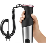 Погружной блендер 1000 ватт (+кубикорезка, насадки для шинковки овощей, измельчитель 0,5л, измельчитель 1,25л, тестомес, венчик, стакан) - миниатюра 9