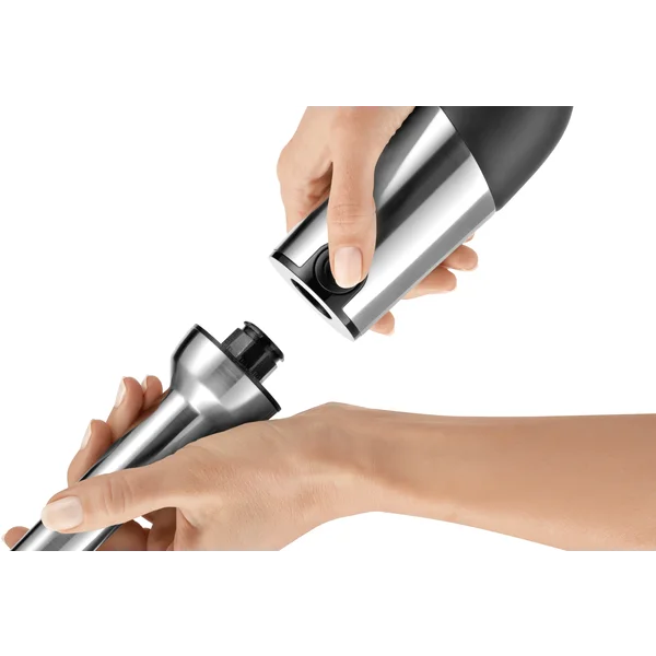 Погружной блендер 1000 ватт (+кубикорезка, насадки для шинковки овощей, измельчитель 0,5л, измельчитель 1,25л, тестомес, венчик, стакан) - изображение 7