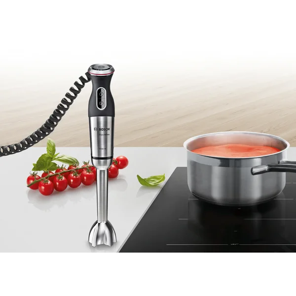 Погружной блендер 1000 ватт (+кубикорезка, насадки для шинковки овощей, измельчитель 0,5л, измельчитель 1,25л, тестомес, венчик, стакан) - изображение 10