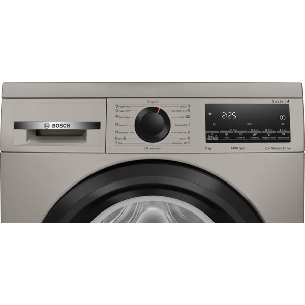 Serie|4 Стиральная машина узкая 45 см 8 кг 1400 об/мин графитовая