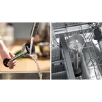 Погружной блендер 1000 ватт (+измельчитель, венчик, стакан) черный - миниатюра 7