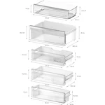 Serie|6 Встраиваемый холодильник с нижней морозильной камерой 193.5*70.8*54.5 см - миниатюра 7