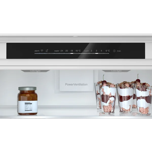 Serie|6 Встраиваемый холодильник с нижней морозильной камерой 193.5*70.8*54.5 см