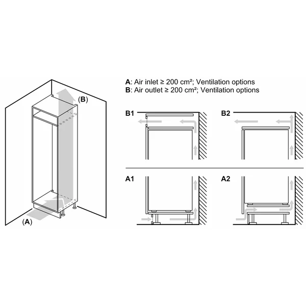 Serie|6 Встраиваемый холодильник с нижней морозильной камерой 193.5*70.8*54.5 см - изображение 11