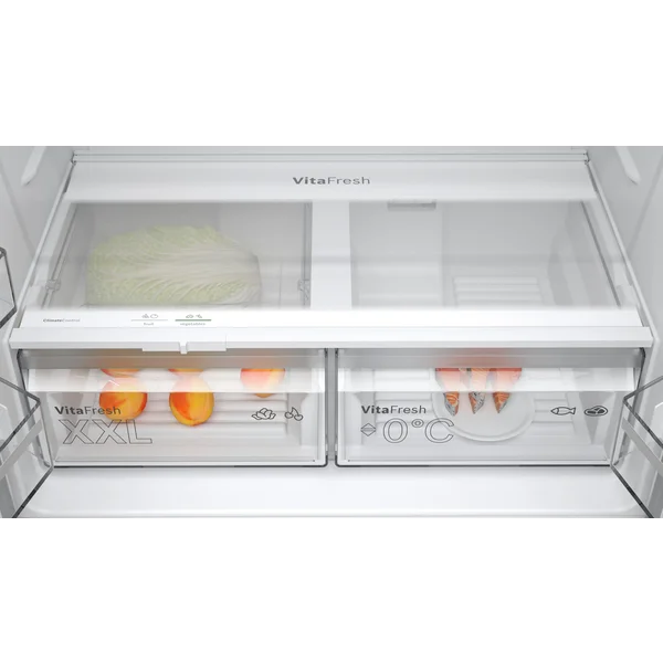 Serie|4 Отдельностоящий холодильник с нижними морозильными камерами 4-дверный 183*90,5*73 см нерж сталь - изображение 5