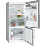 Serie|6 Отдельностоящий холодильник с нижней морозильной камерой с диспенсером для воды 186*86*80 см нерж сталь - миниатюра 2