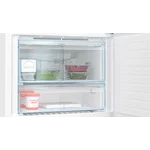 Serie|6 Отдельностоящий холодильник с нижней морозильной камерой с диспенсером для воды 186*86*80 см белый  - миниатюра 6