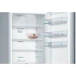 Serie|4 Отдельностоящий холодильник с морозильной камерой 203*60*66 см нерж сталь - миниатюра 4