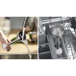 Погружной блендер 800 ватт (+измельчитель, венчик, стакан) белый - миниатюра 8