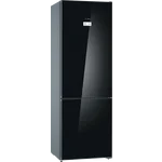 Serie|6 Отдельностоящий холодильник с морозильной камерой 203*70*67 см черное стекло - миниатюра 1