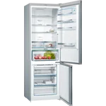 Serie|6 Отдельностоящий холодильник с морозильной камерой 203*70*67 см черное стекло - миниатюра 2