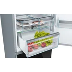 Serie|6 Отдельностоящий холодильник с морозильной камерой 203*70*67 см черное стекло - миниатюра 5