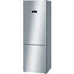 Serie|4 Отдельностоящий холодильник с морозильной камерой 203*70*67 см серебристый - миниатюра 1