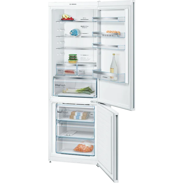 Serie|4 Отдельностоящий холодильник с морозильной камерой 203*70*67 см белый