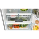 Serie|4 Отдельностоящий холодильник с морозильной камерой 186*70*80 см серебристый  - миниатюра 4