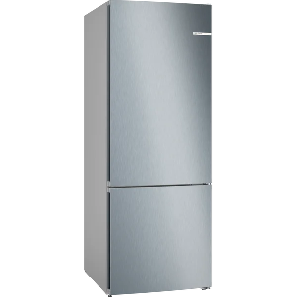 Serie|4 Отдельностоящий холодильник с морозильной камерой 186*70*80 см серебристый 