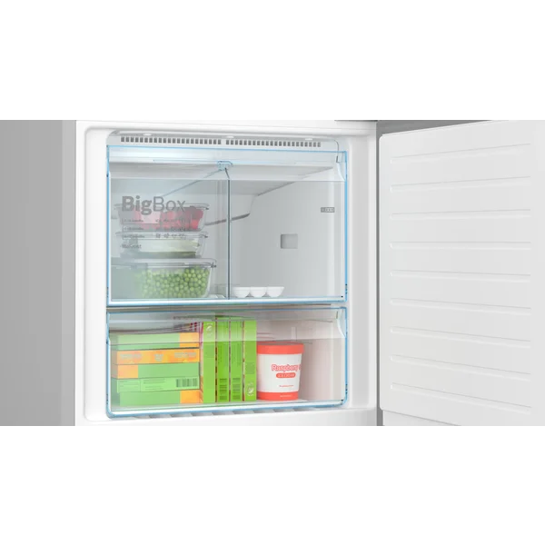 Serie|4 Отдельностоящий холодильник с морозильной камерой 186*70*80 см серебристый  - изображение 5