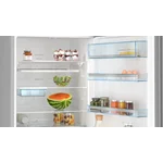 Serie|4 Отдельностоящий холодильник с морозильной камерой 193*70*80 см нерж сталь - миниатюра 4