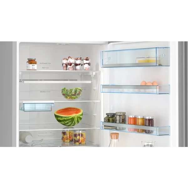 Serie|4 Отдельностоящий холодильник с морозильной камерой 193*70*80 см нерж сталь - изображение 4