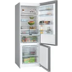 Serie|6 Отдельностоящий холодильник с морозильной камерой 193*70*80 см черное стекло - миниатюра 2