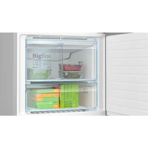 Serie|6 Отдельностоящий холодильник с морозильной камерой 186*76*80 см нерж сталь - изображение 6