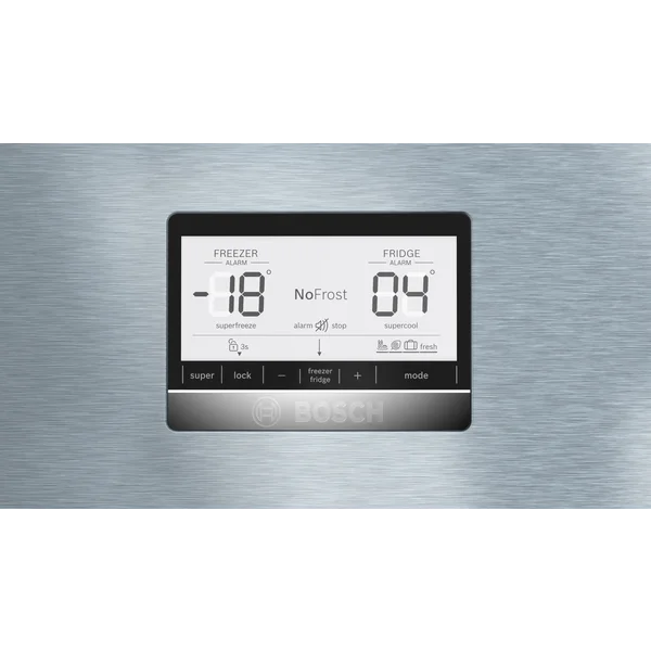 Serie|6 Отдельностоящий холодильник с морозильной камерой 186*86*80 см нерж сталь - изображение 3