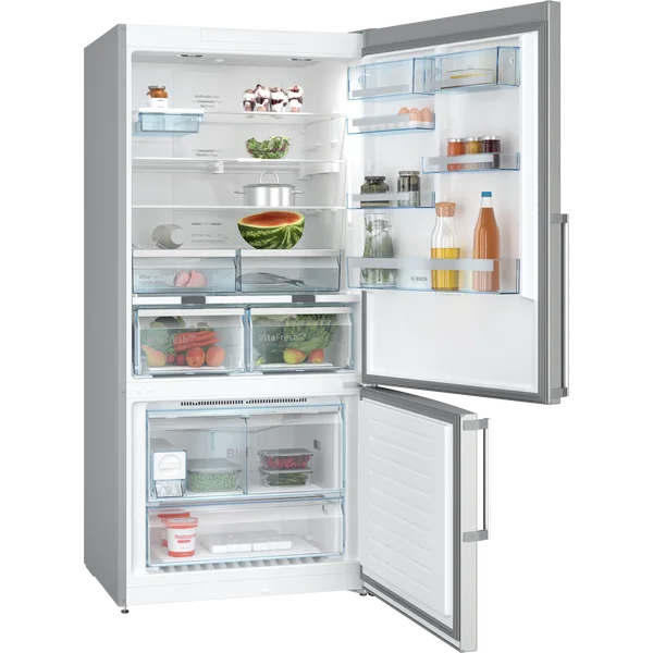 Serie|6 Отдельностоящий холодильник с морозильной камерой 186*86*80 см нерж сталь