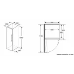 Serie|6 Отдельностоящий холодильник 186*60*65 см нерж сталь - миниатюра 6