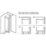 Serie|6 Встраиваемый холодильник 177.2*55.8*54.5 см - миниатюра 12