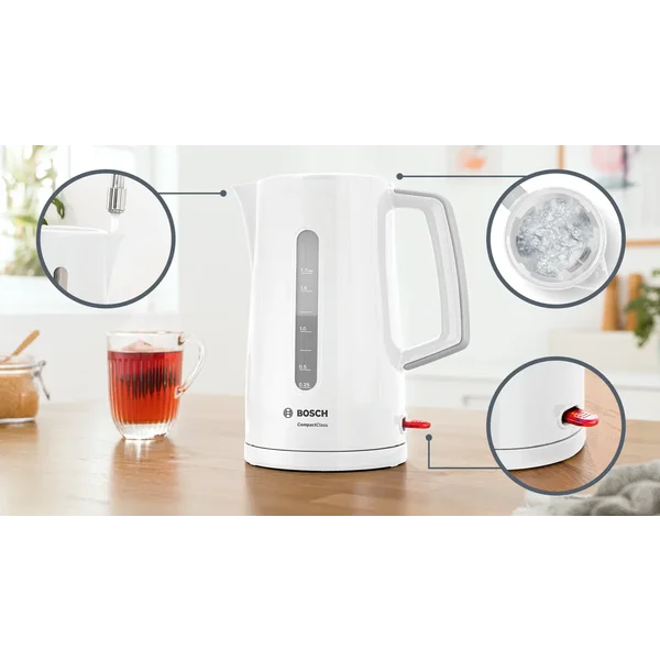 Чайник электрический белый