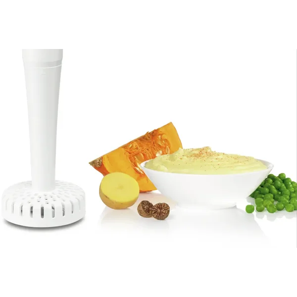 Погружной блендер 600 ватт (+насадка для пюре, измельчитель, венчик, стакан)