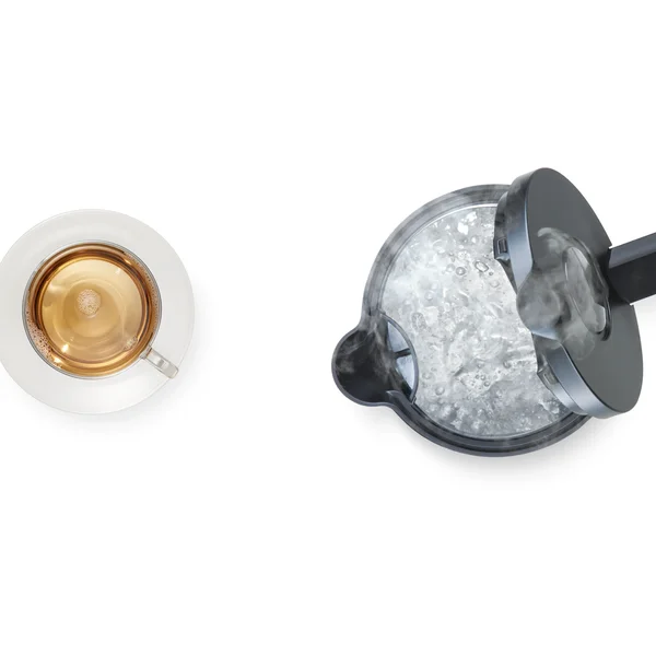 Чайник электрический с поддержанием температуры белый - изображение 4