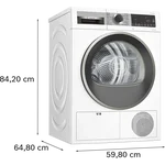 Serie|4 Сушильный барабан с тепловым насосом белый - миниатюра 6