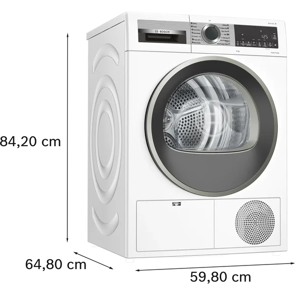 Serie|4 Сушильный барабан с тепловым насосом белый - изображение 6