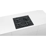 Serie|6 Газовая варочная поверхность 60 см с wok конфоркой черная - миниатюра 3