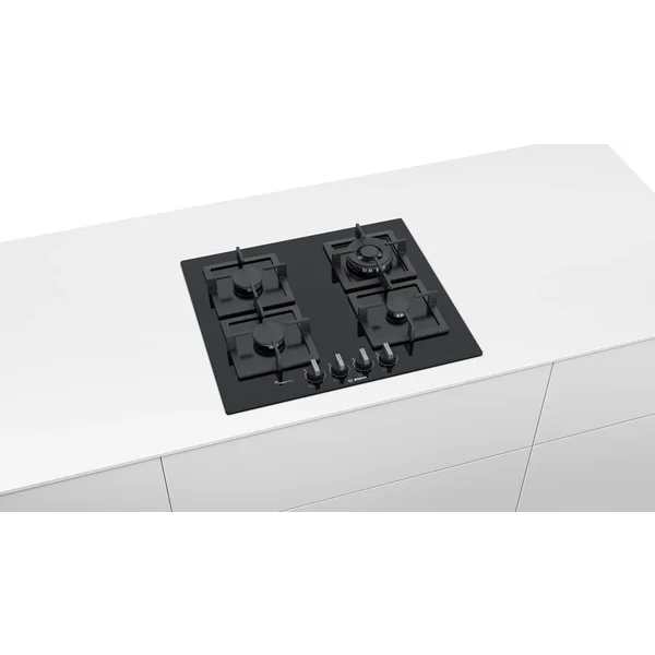 Serie|6 Газовая варочная поверхность 60 см с wok конфоркой черная - изображение 3